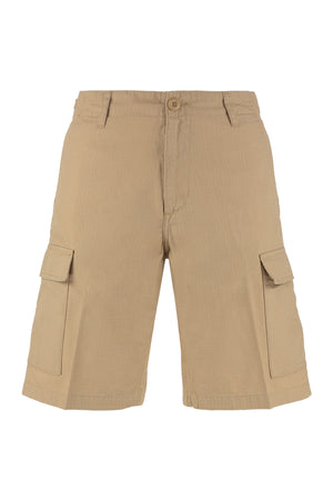 Aviation cotton bermuda shorts-0